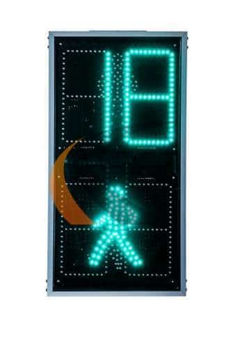 картинка 200мм Светофор пешеходный интеллект. плоский от компании Дорожный эксперт